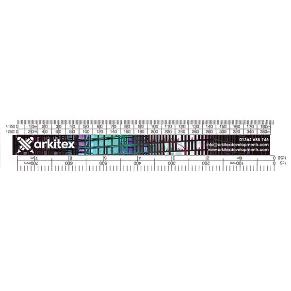 Promotional 15cm Architect's Scale Rule - Full Colour