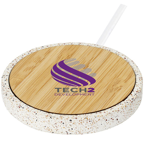 Promotional Terrazzo Wireless Charging Pad