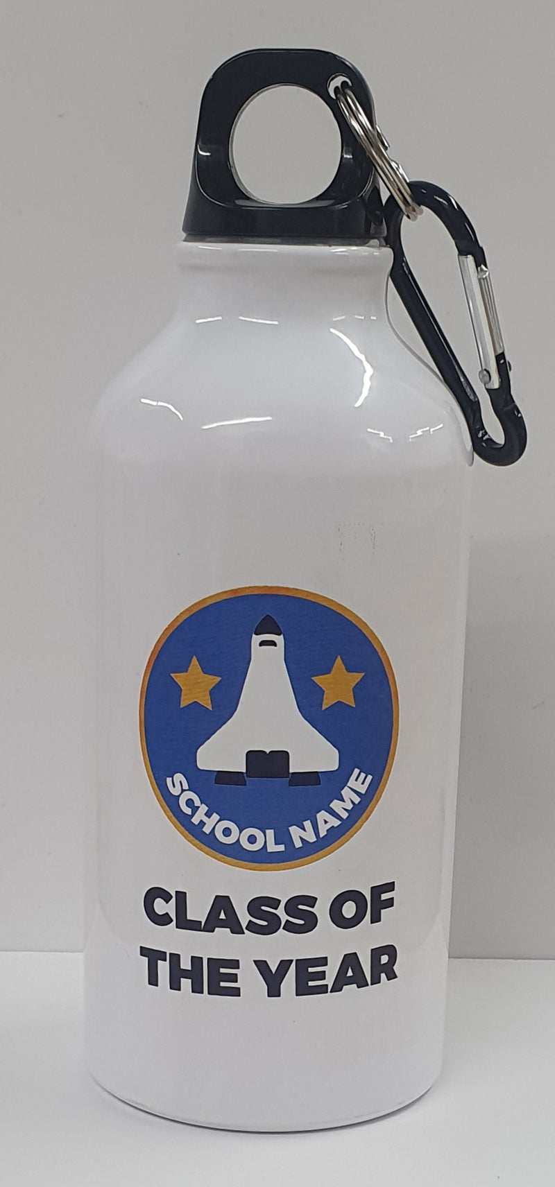 School leavers personalised water bottles