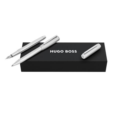 Hugo Boss Pen Set - Chrome