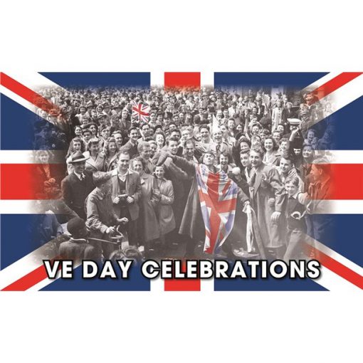 VE Day Celebration 5ft x 3ft Flag