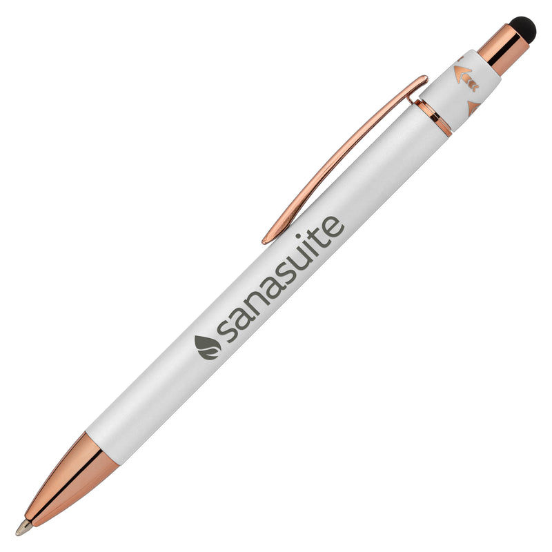 Orbit Spinner Metal Pen with Stylus