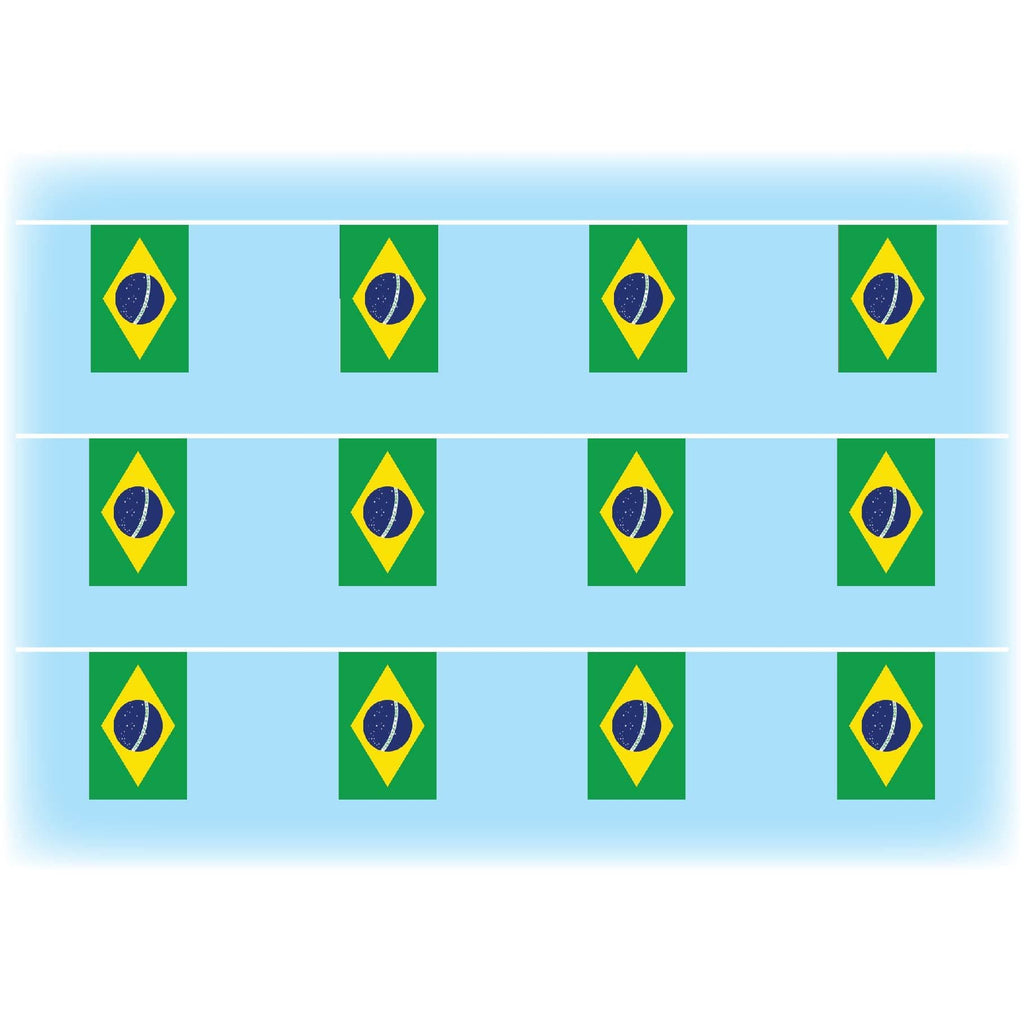 Brazil flag bunting