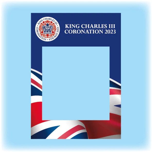 King Charles III Selfie Frame - Design 3
