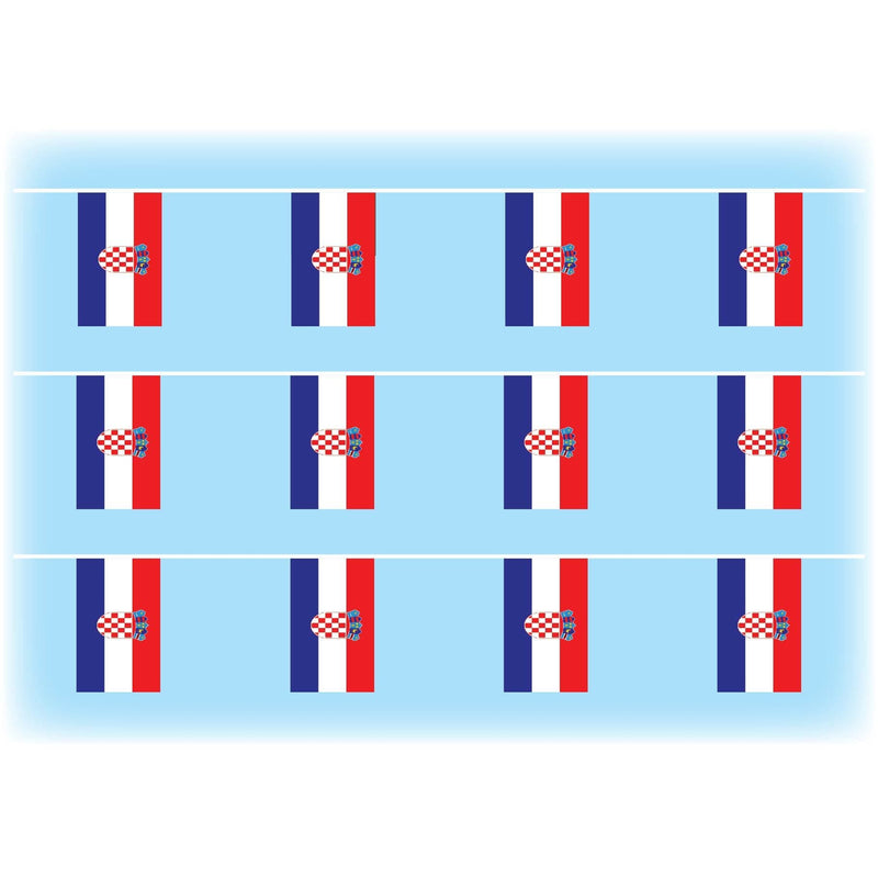 Croatia flag bunting